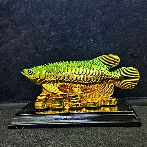 Feng Shui Green Golden Fish